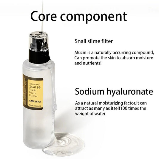 Advanced Snail Mucin Essence – 96% Korean Facial Serum for Wrinkle Repair, Skin Firming & Brightening Glow - Velura