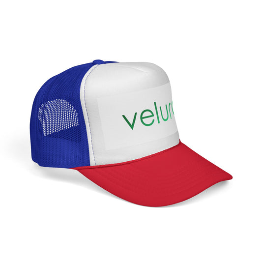Stylish Custom Trucker Cap, Personalized Hat, Casual Outdoor Headwear, Vintage Look, Perfect Gift for Him or Her - Velura