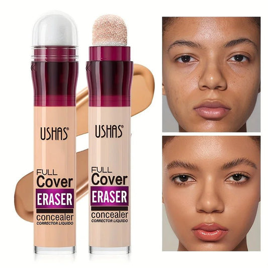 New Sponge Head Concealer – Long - Lasting Moisturizing Liquid Foundation | Brightens Skin, Covers Dark Circles, Freckles & Blemishes - Velura
